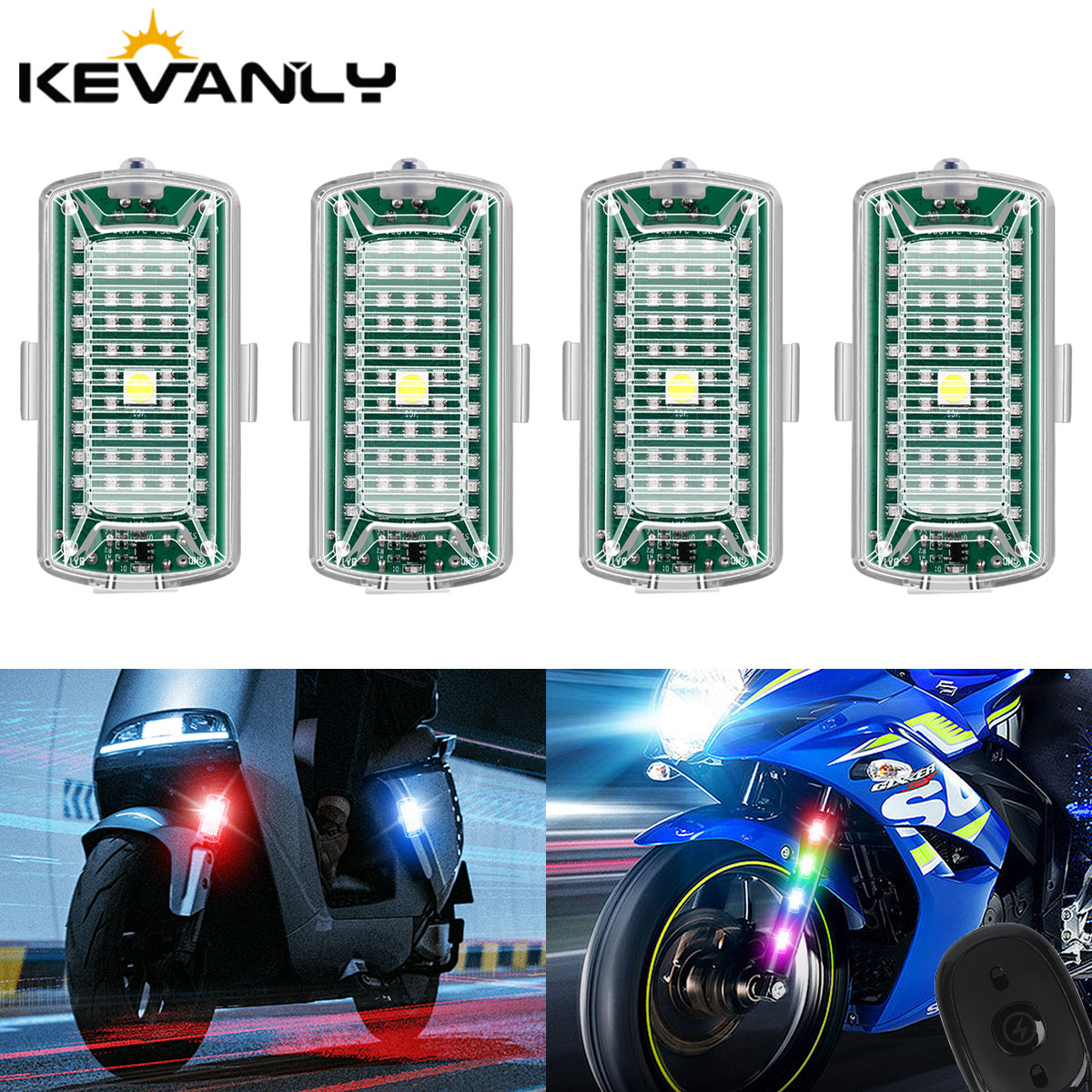 Drone Strobe Light - Lampu Strobo LED Kontrol Jarak Jauh