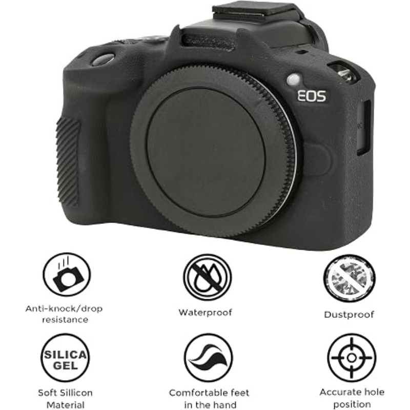 Canon Camera Eos R50 - R50 Pelindung Silikon untuk Kamera, Penutup