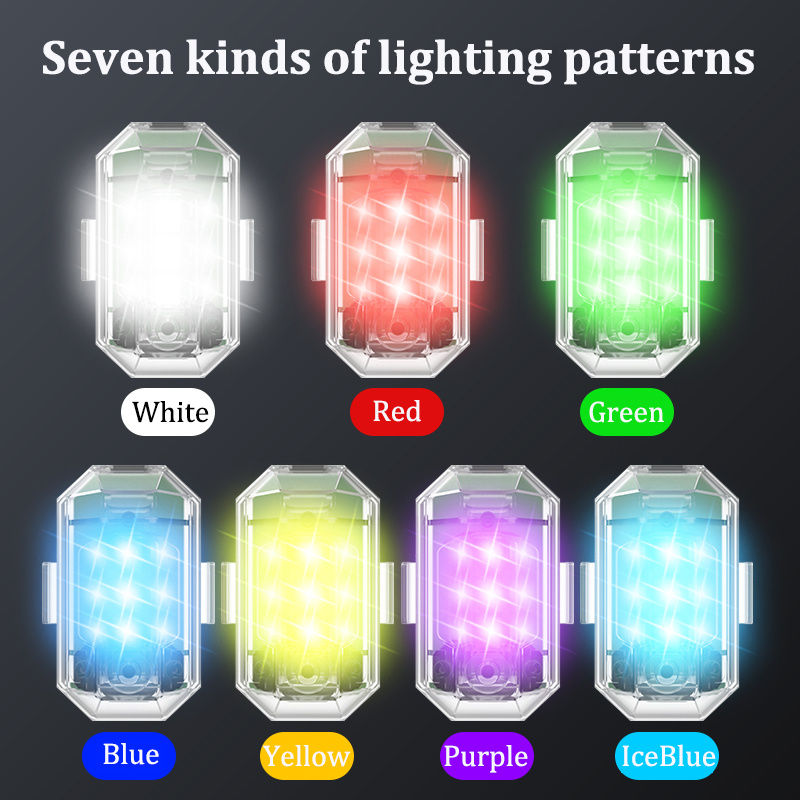 2PCS/4PCS Lampu Strobo LED Nir - Drone Beacon Light ulasan dan harga